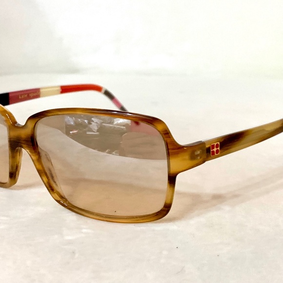 kate spade Accessories Kate Spade Clarissas Tan Tortoiseshell Light Brown Lens Square